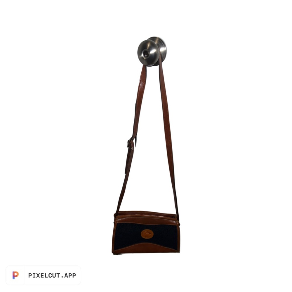 Dooney & Bourke Bags | Classic R19 Zip Top All Wea - Vintage, Tan/Blue